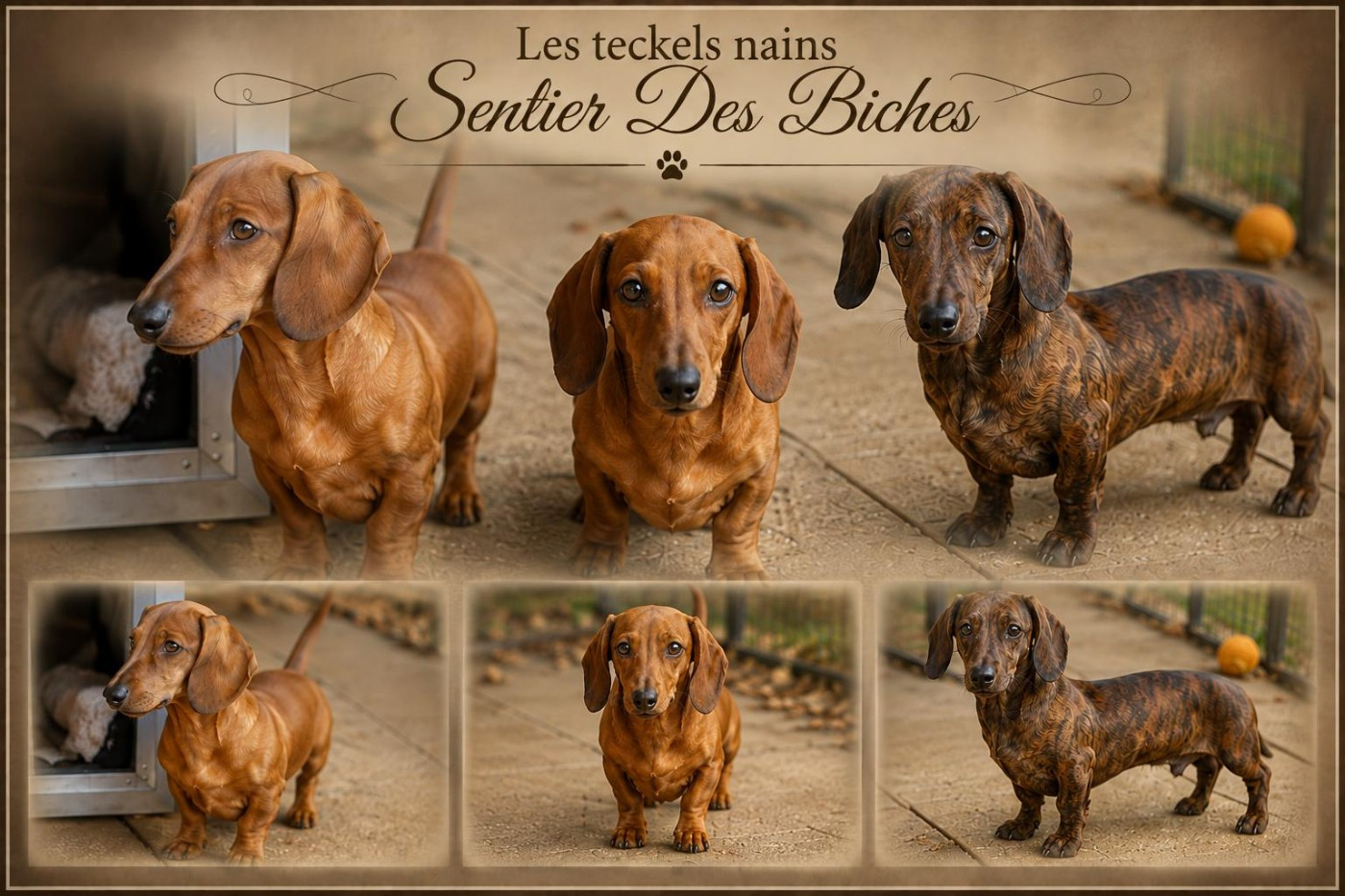 Du Sentier Des Biches - Chiots disponibles - Teckel poil ras