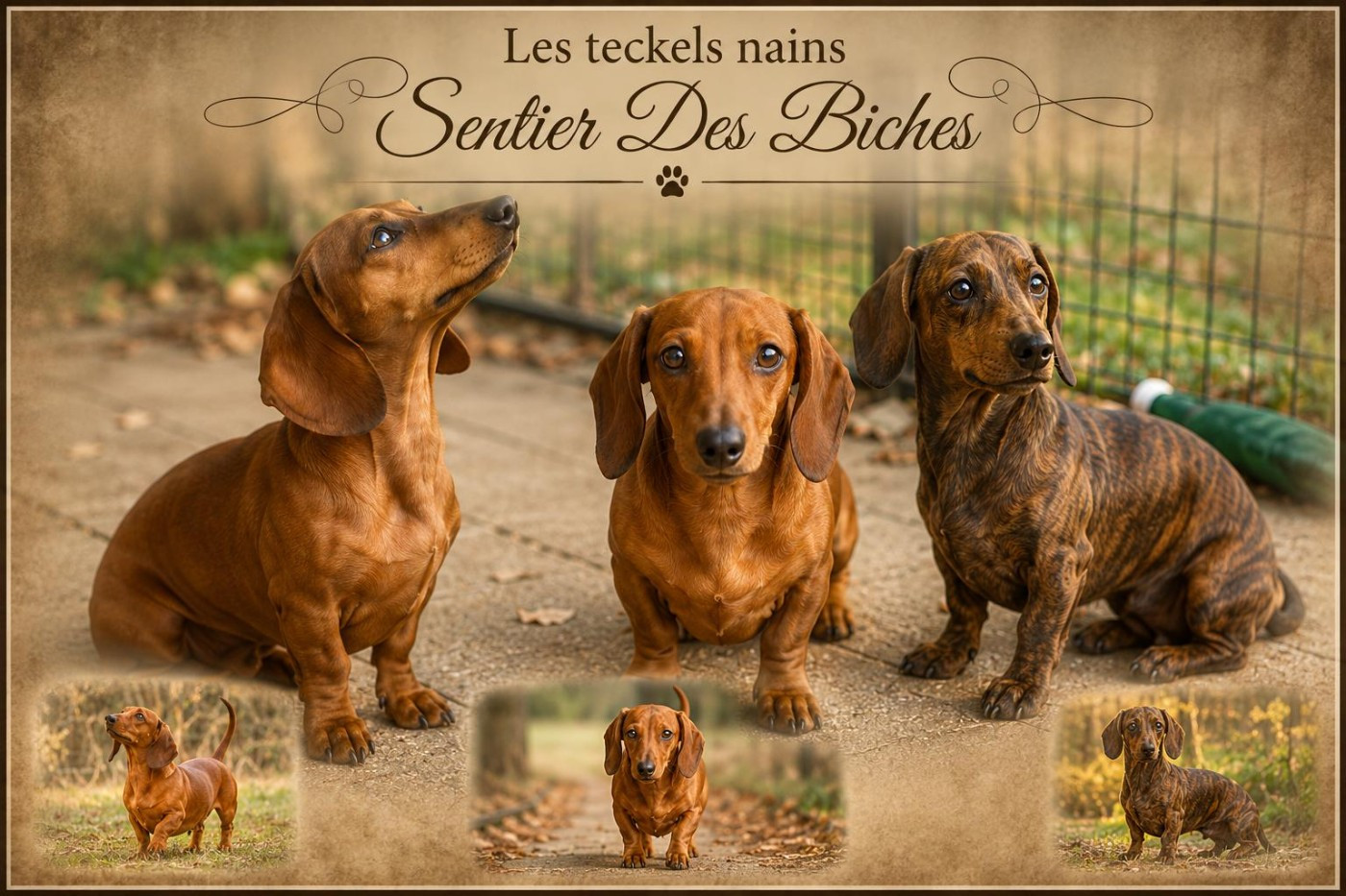 Du Sentier Des Biches - Chiots disponibles - Teckel poil ras